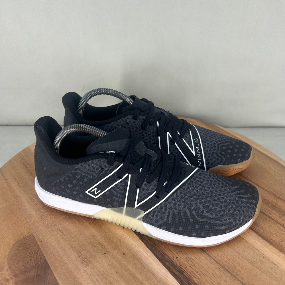 New Balance Minimus TR Black White Gum Mens Training Shoes MXMTRLK1 Size 9